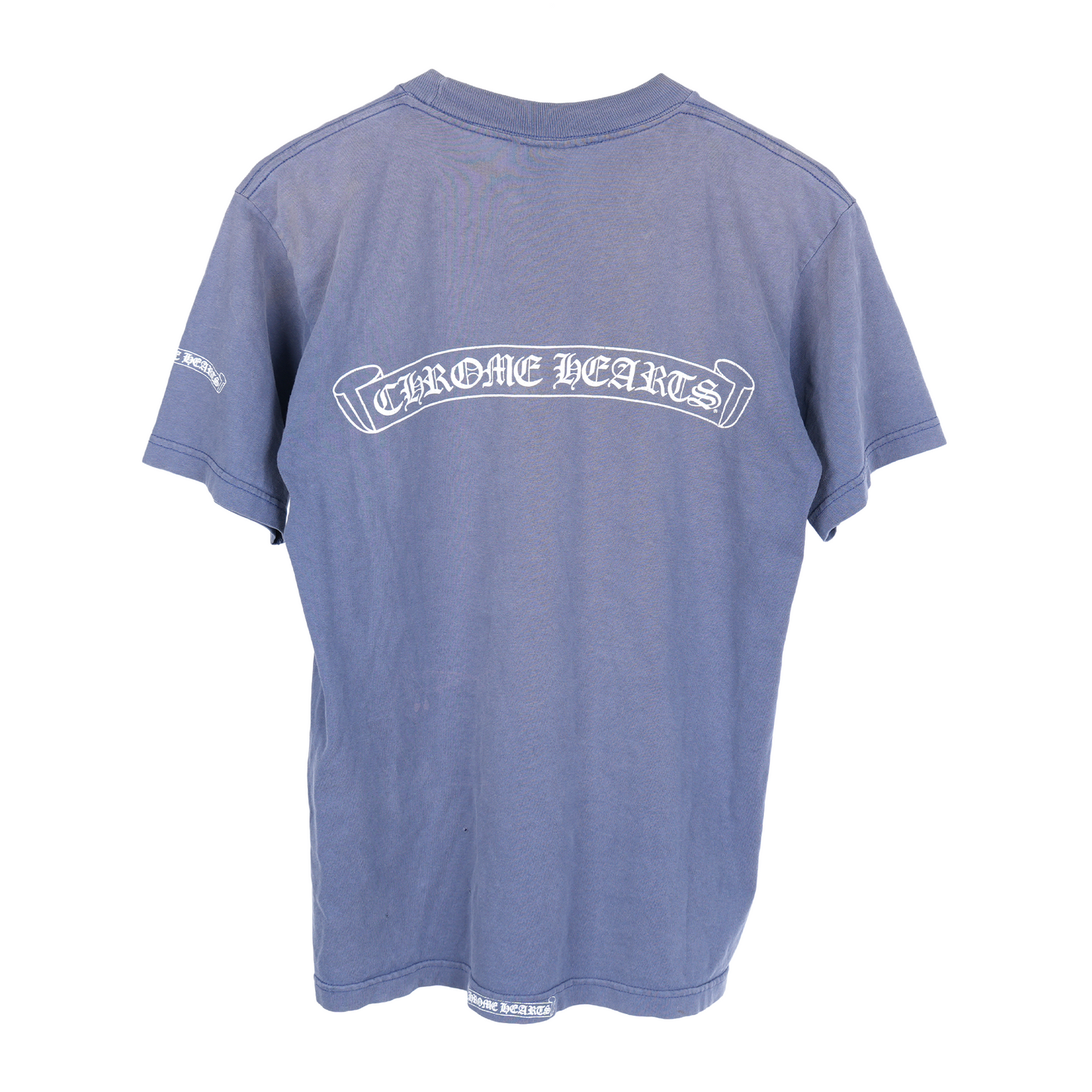 CHROME HEARTS FADED VINTAGE POCKET LOGO T-SHIRT