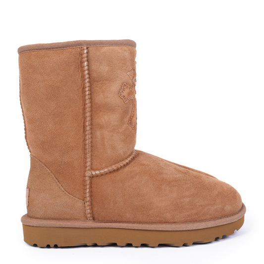 CHROME HEARTS BEIGE TRIPLE CROSS UGGS SZ 6