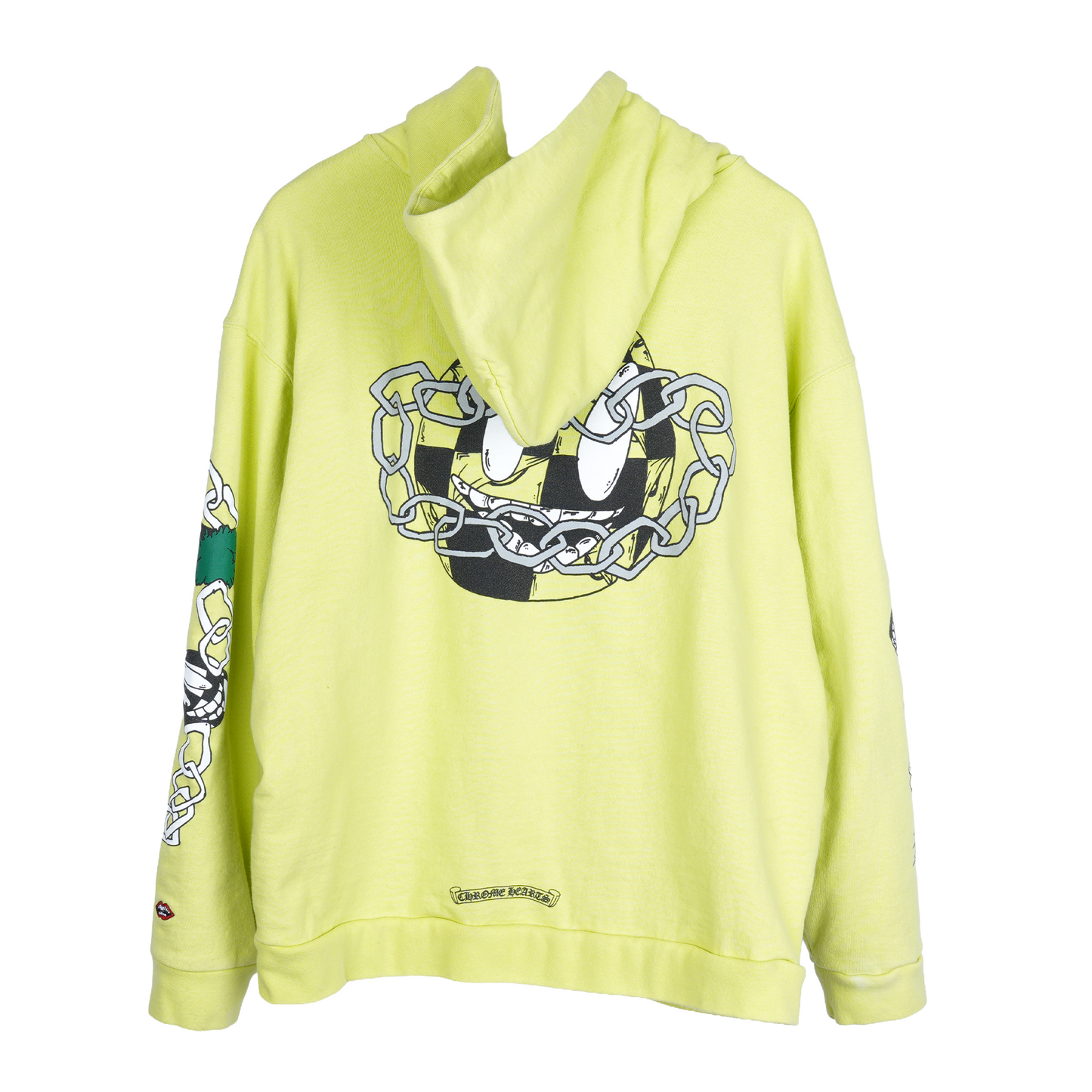 CHROME HEARTS X MATTY BOY LINK SLIME GREEN HOODIE