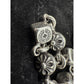 CHROME HEARTS SILVER DICE BALL BRACELET 8 LINK LOBSTER