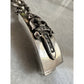 Chrome Hearts Silver Fancy Link Dagger Bracelet Pave Diamond