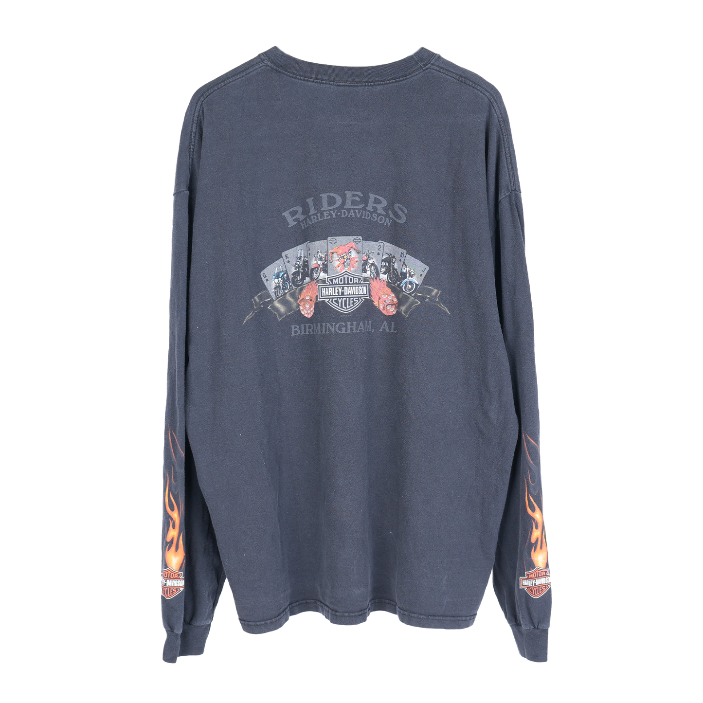 VINTAGE HARLEY DAVIDSON FLAME POCKET LONG SLEEVE