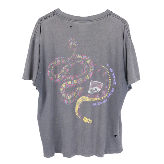VINTAGE FADED MALBORO BOXY FADED SNAKE POCKET T-SHIRT