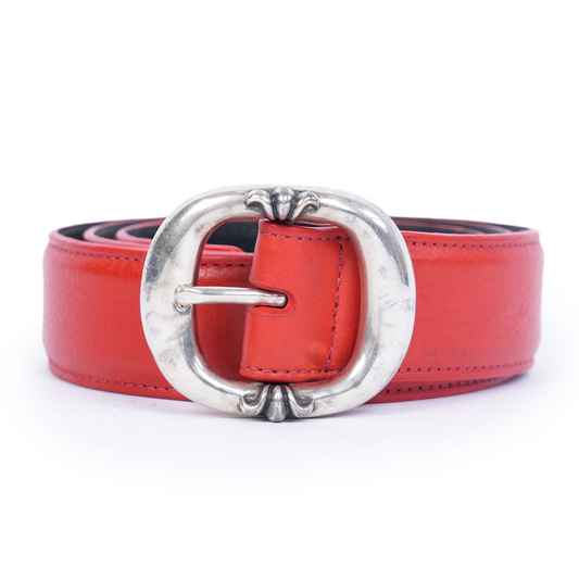 CHROME HEARTS RED GUNSLINGER BELT