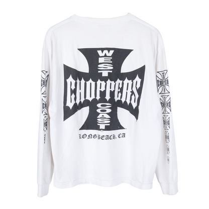 WEST COAST CHOPPERS WHITE L/S SHIRT