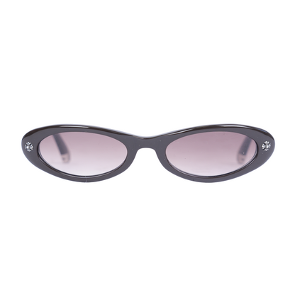 CHROME HEARTS BROWN TART SUNGLASSES