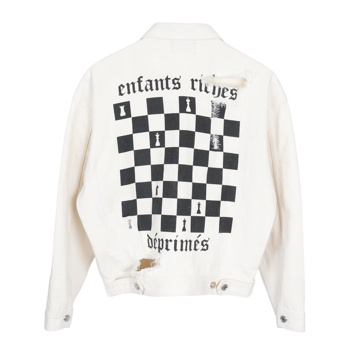 ERD CHESS BOARD DENIM JACKET