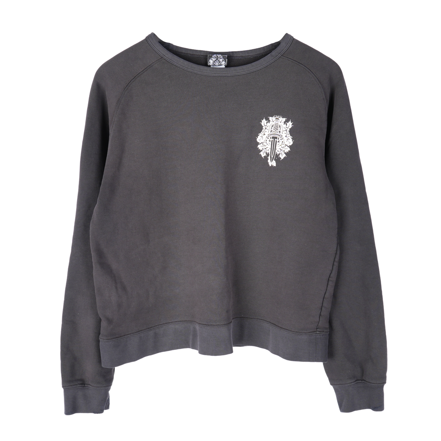 CHROME HEARTS VINTAGE DAGGER FLORAL CREWNECK