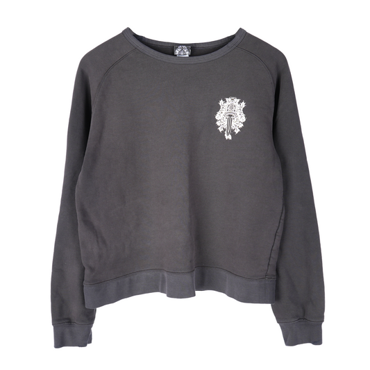 CHROME HEARTS VINTAGE DAGGER FLORAL CREWNECK