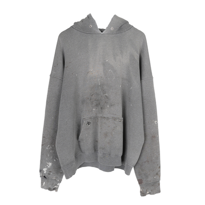 VINTAGE THRASHED FADED PULLOVER HOODIE