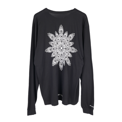 CHROME HEARTS FLORAL SNOWFLAKE POCKET LONG SLEEVE TEE