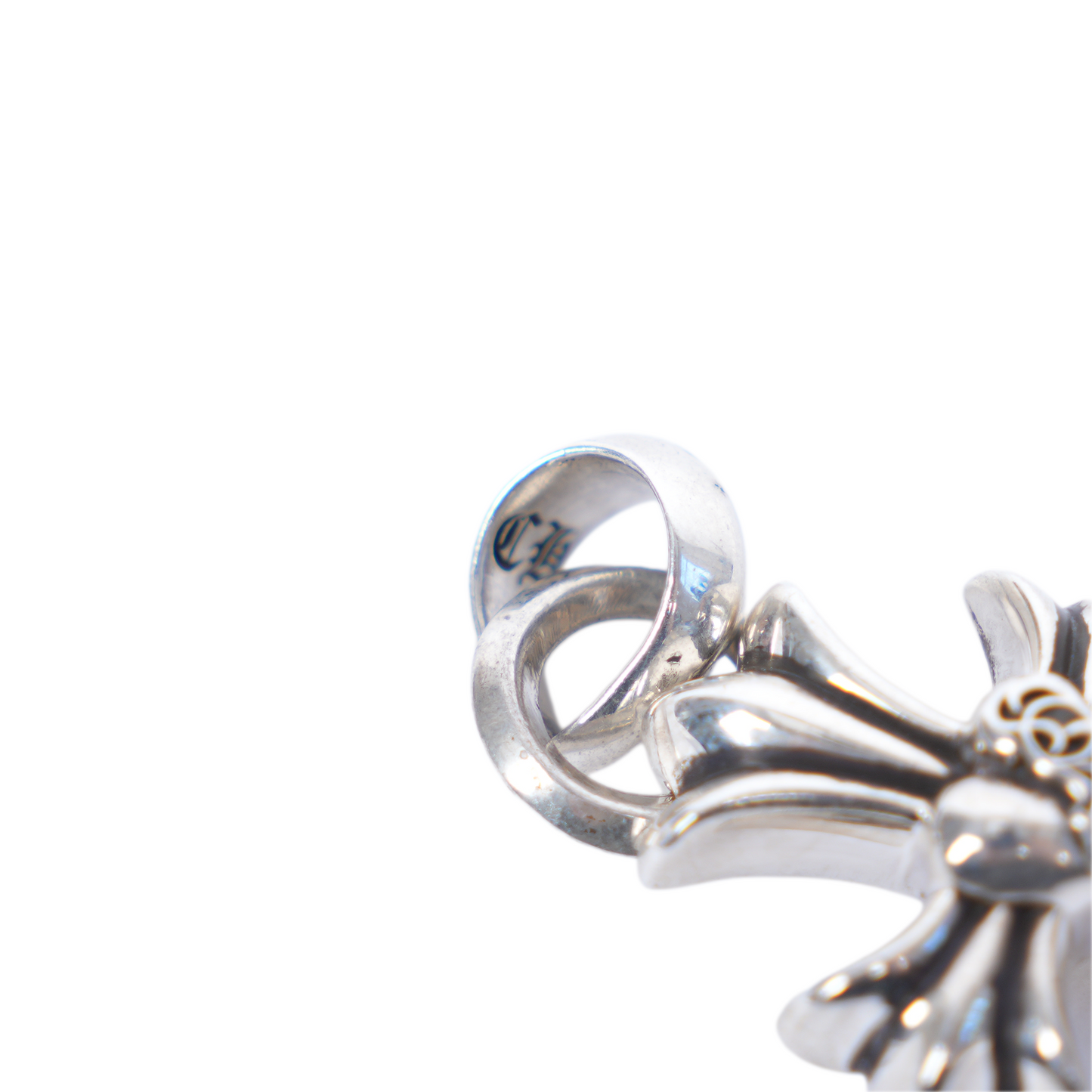 CHROME HEARTS HEART CROSS PENDENT