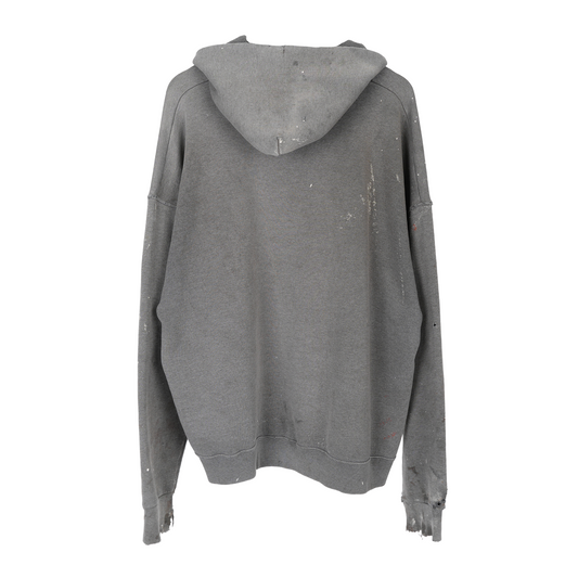 VINTAGE THRASHED FADED PULLOVER HOODIE