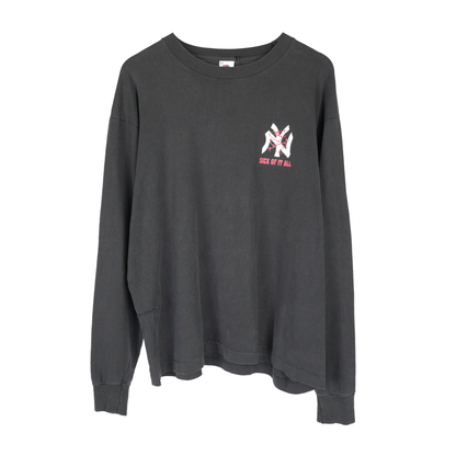 VINTAGE SICK OF IT ALL JUST LOOK AROUND LONG SLEEVE TEE