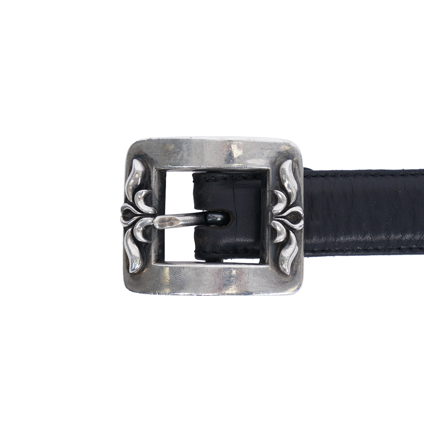 CHROME HEARTS SQUARE BUCKLE BELT