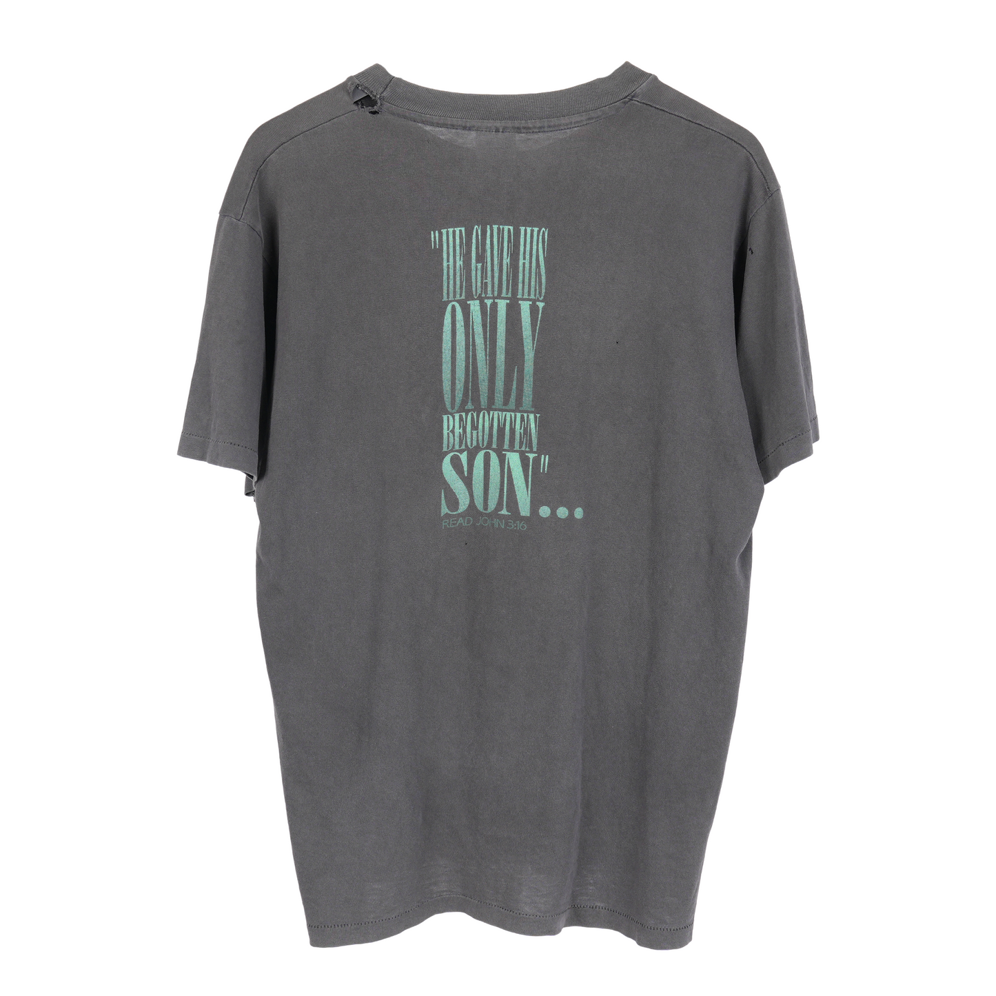 VINTAGE FADED WHAT HAS GOD DONE FOR YOU JESUS TEE