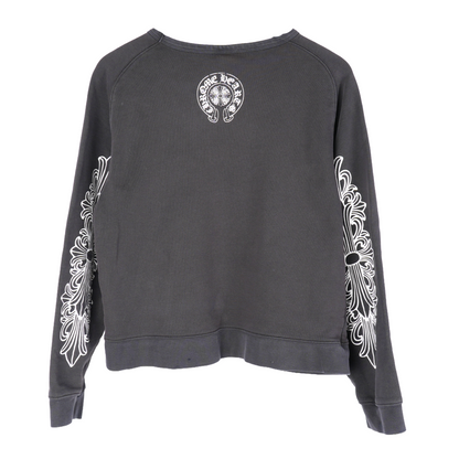 CHROME HEARTS VINTAGE DAGGER FLORAL CREWNECK