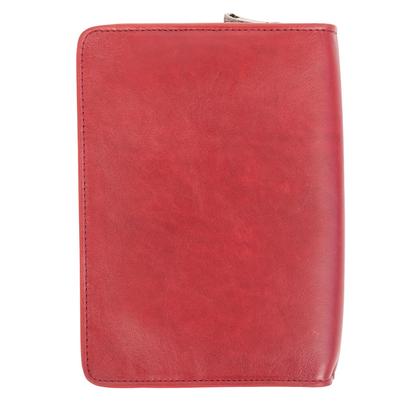 ERD NA BURGUNDY AND GOLD CLUTCH BOOK PURSE