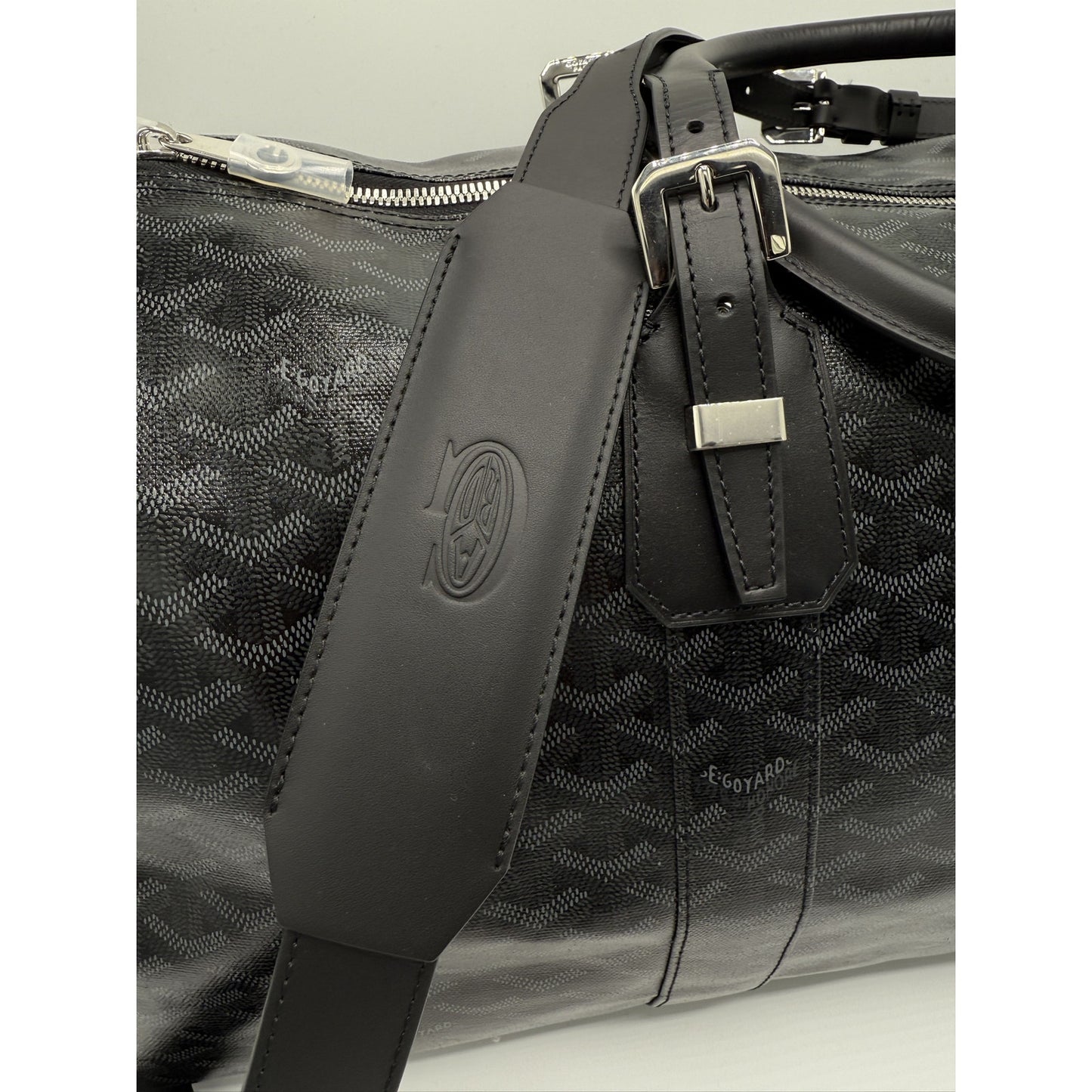 GOYARD BOSTON 50 SAC JET BLACK DUFFLE BACK