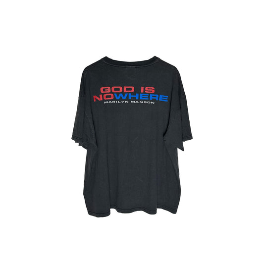 Vintage Boxy 1998 Marilyn Manson god is Nowhere shirt