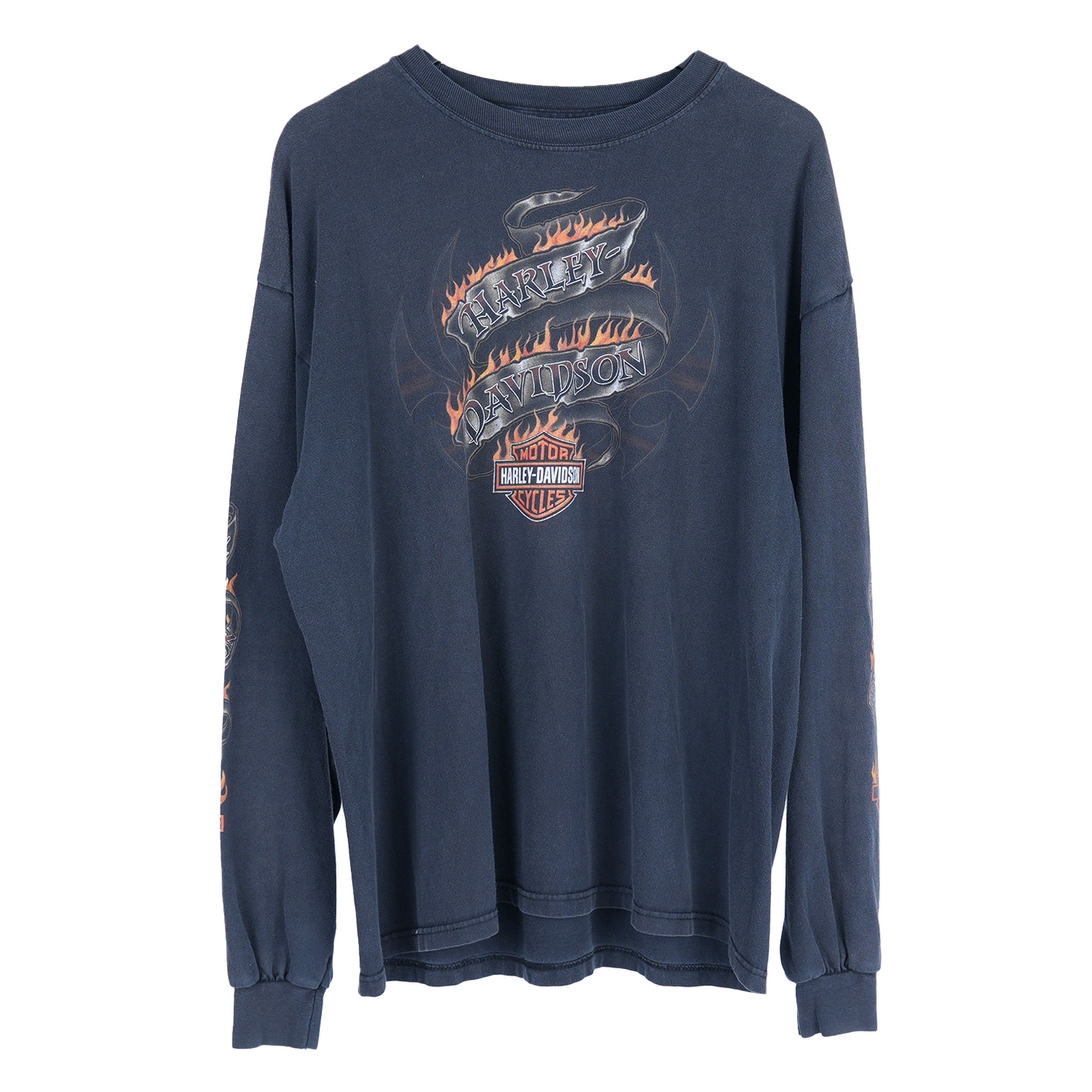 CHICAGO HARLEY DAVIDSON FLAME LONG SLEEVE