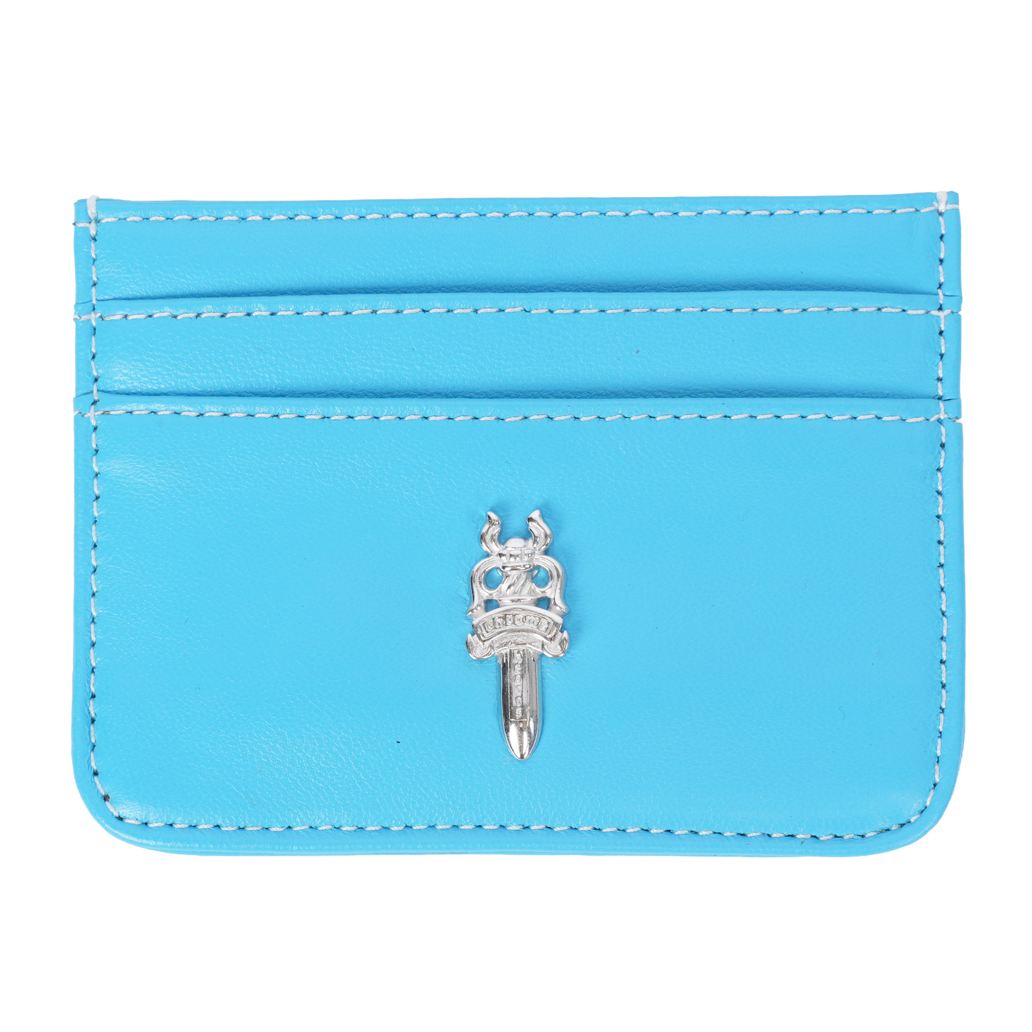 CHROME HEARTS BABY BLUE DAGGER CARD WALLET
