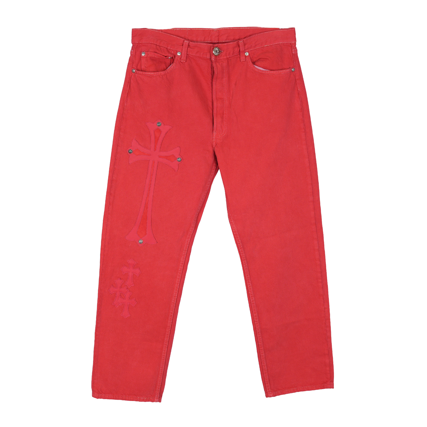 RED PARIS LARGE PATCH LEVI JEANS