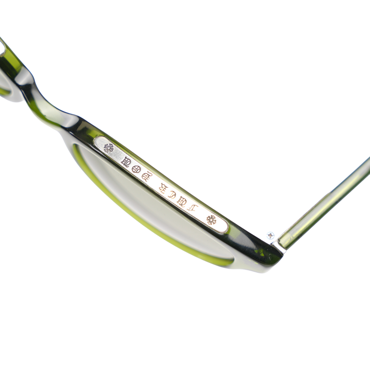 CHROME HEARTS GREEN LOWRIDER GLASSES