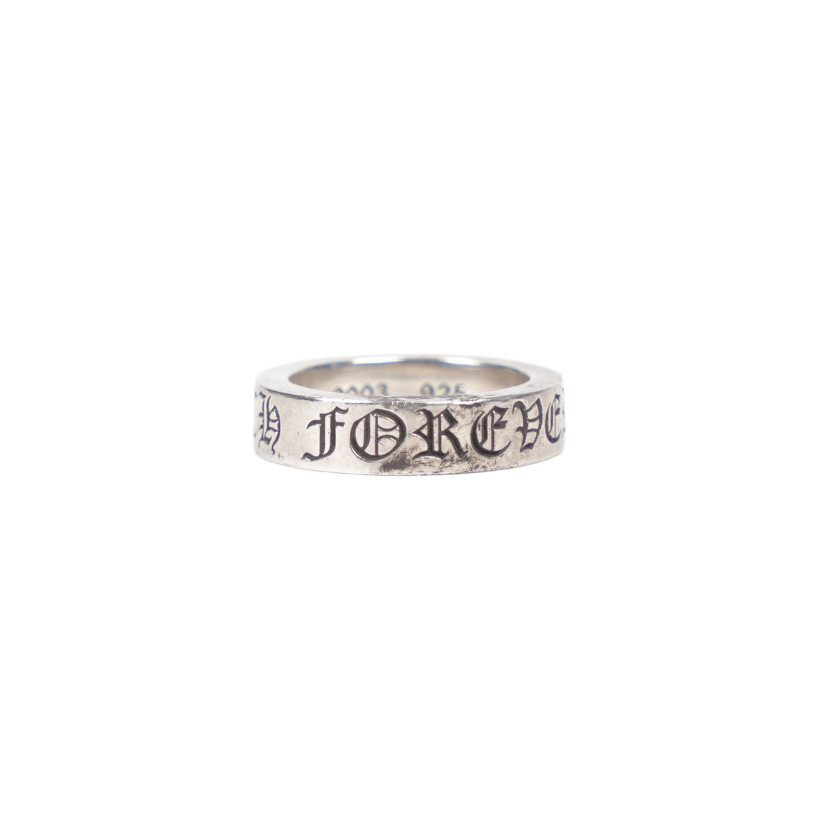 CHROME HEARTS SILVER FOREVER RING
