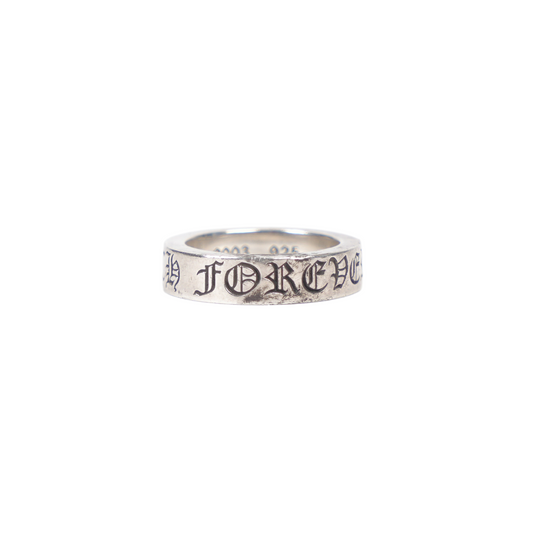 CHROME HEARTS SILVER FOREVER RING