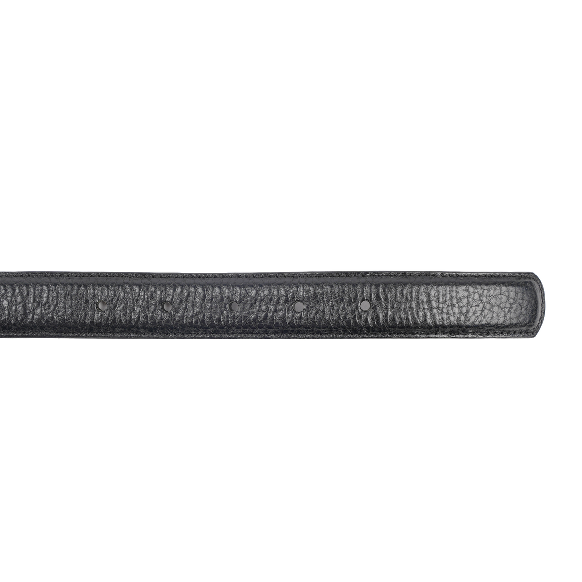 CHROME HEARTS 1 INCH OVAL BELT BUCKLE WITH BLACK STRAP
