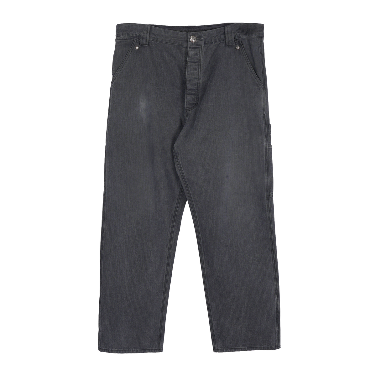 CHROME HEARTS HERRINGBONE CARPENTER PANTS