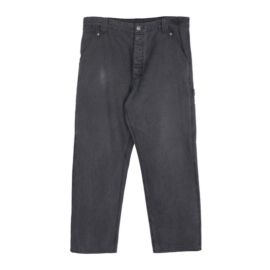 CHROME HEARTS HERRINGBONE CARPENTER PANTS
