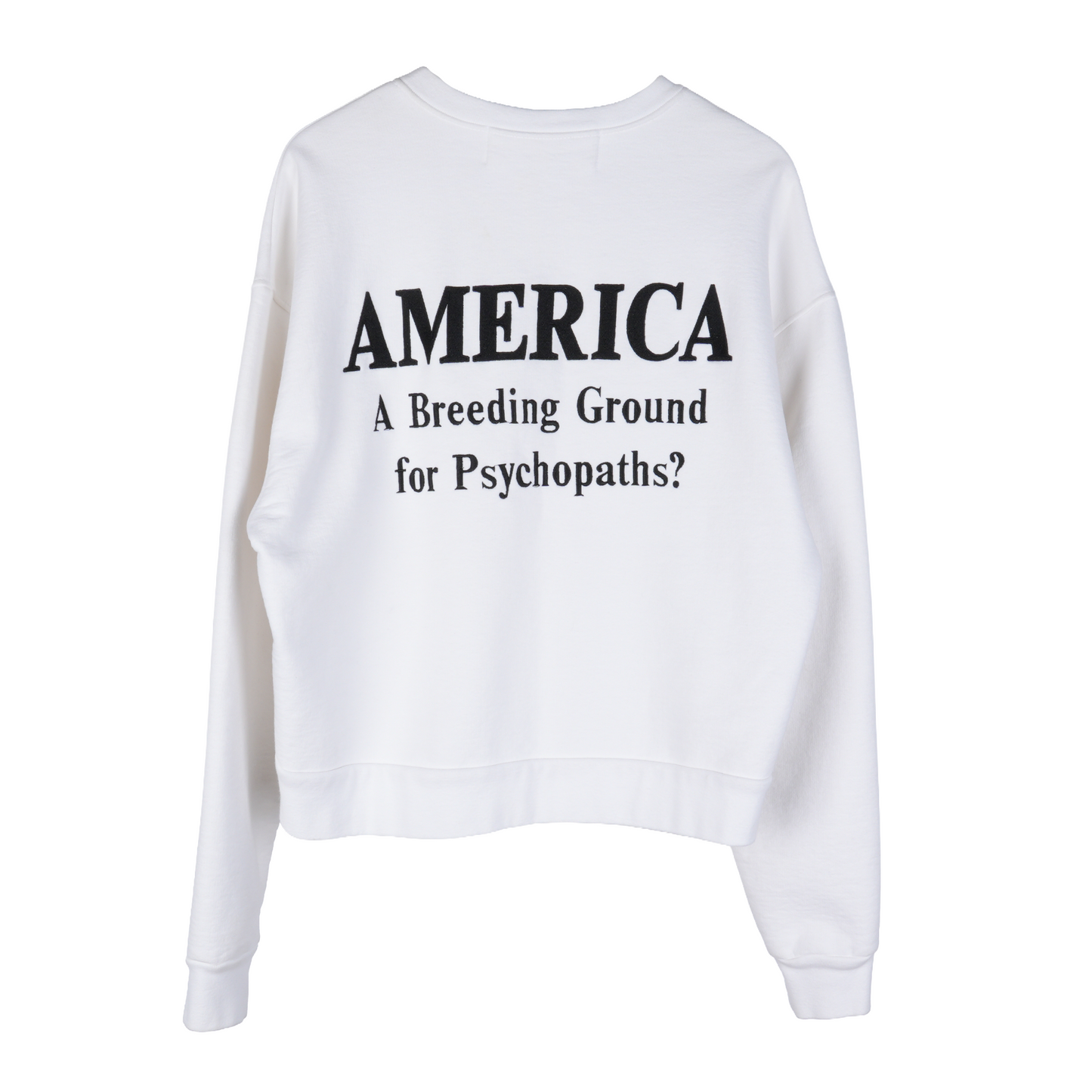 ERD 'AMERICAN PSYCOPATHS' EMBRIODERED SWEATSHIRT