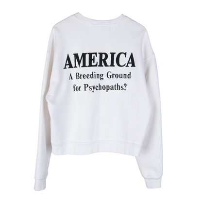 ERD 'AMERICAN PSYCOPATHS' EMBRIODERED SWEATSHIRT