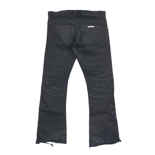 CHROME HEARTS RS CUT BLACK DENIM