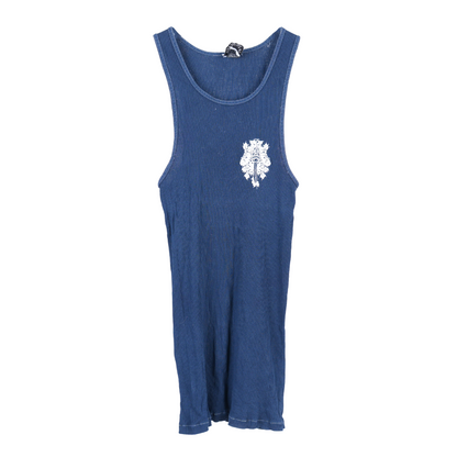 CHROME HEARTS NAVY LA VINTAGE TANK TOP