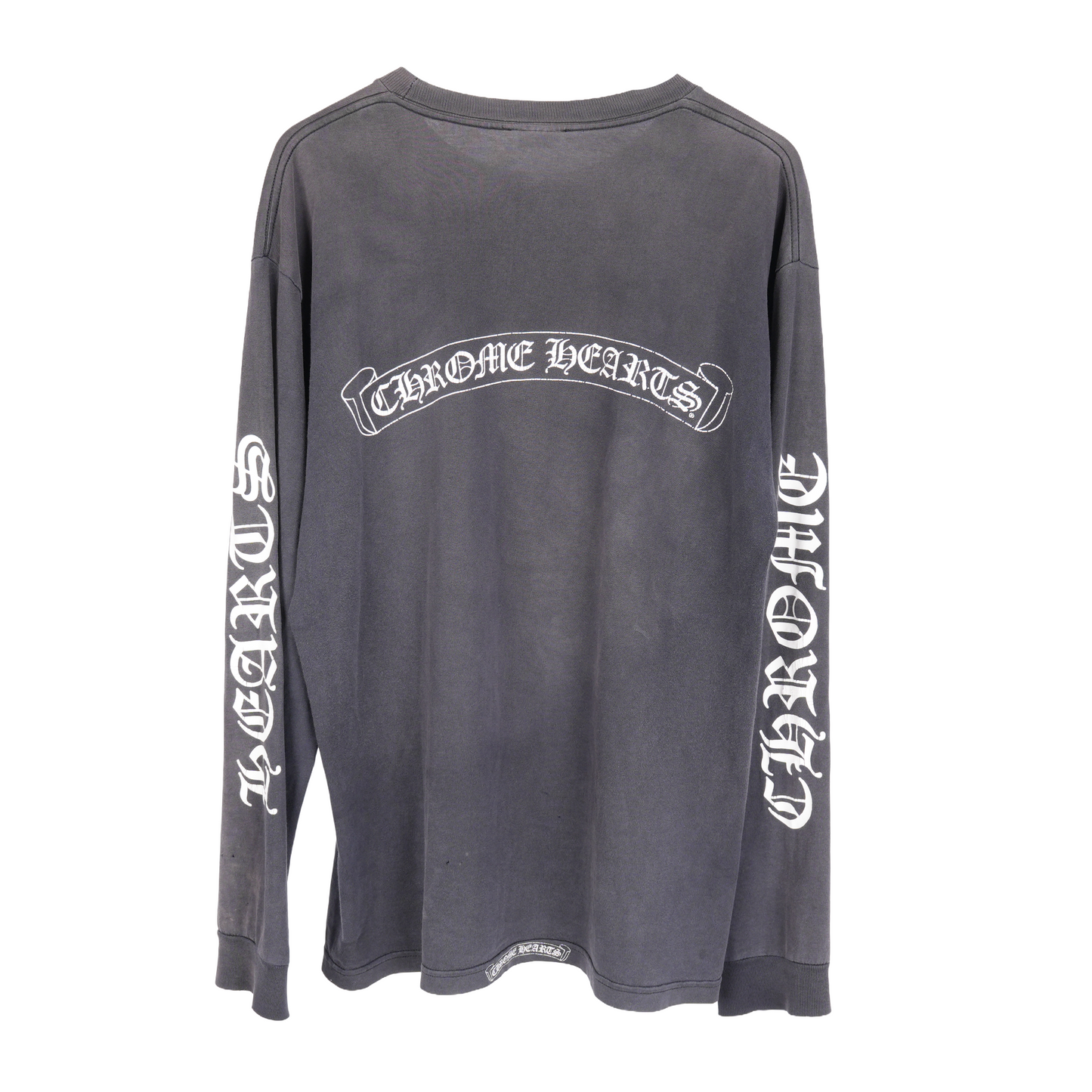 CHROME HEARTS VINTAGE FADED SCROLL LOGO LONG SLEEVE