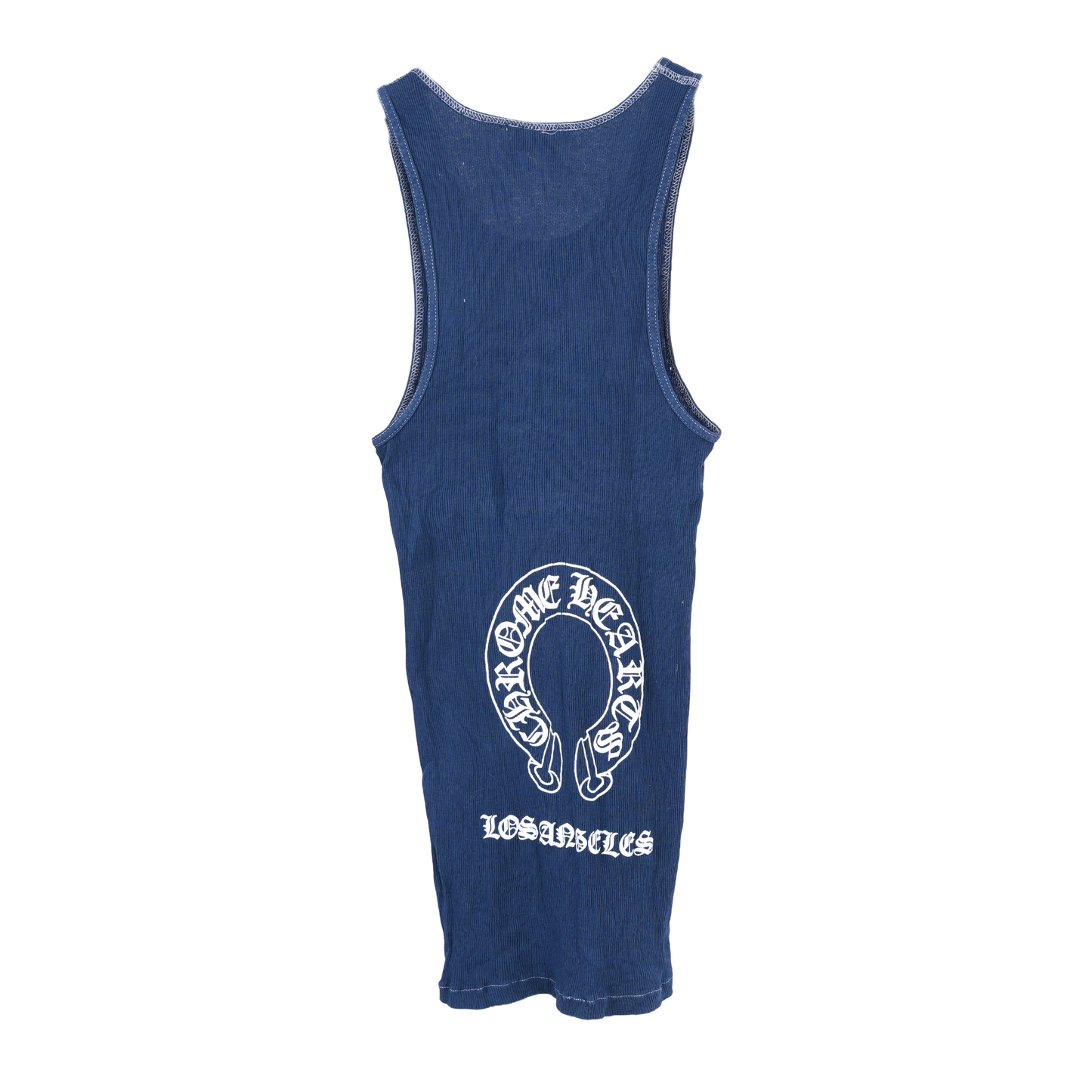 CHROME HEARTS NAVY LA VINTAGE TANK TOP