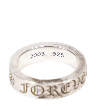 CHROME HEARTS SILVER FOREVER RING