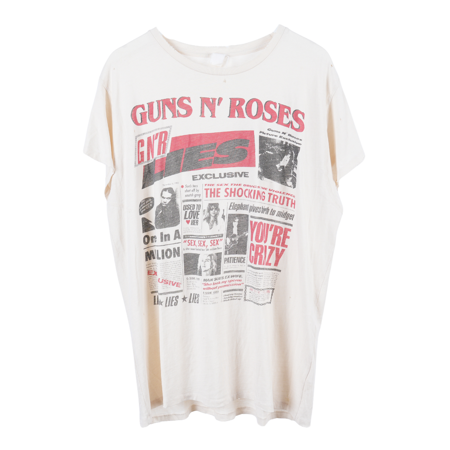 VINTAGE GNR LIES TEE