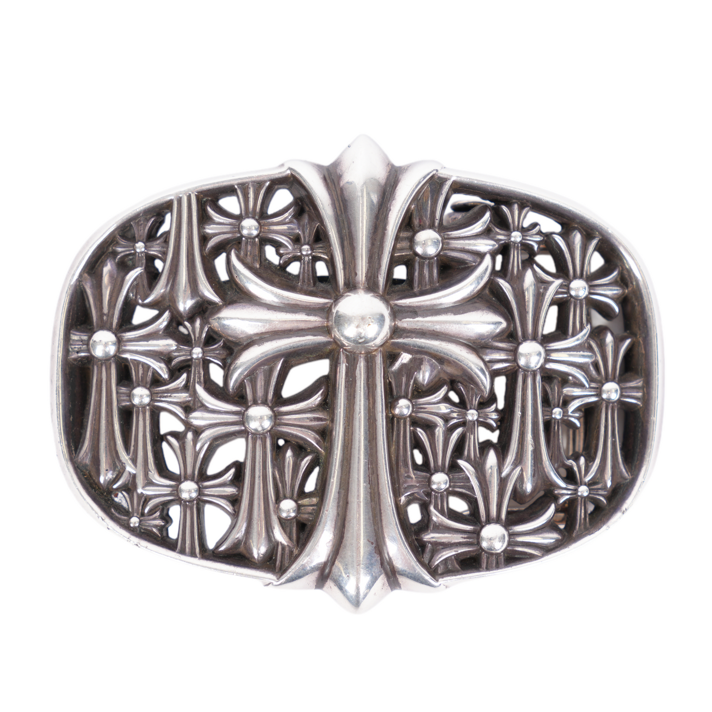 CHROME HEARTS SILVER CEMETERY BUCKLE