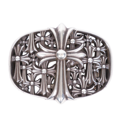 CHROME HEARTS SILVER CEMETERY BUCKLE