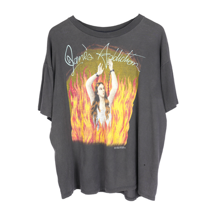 VINTAGE  1980s JANES ADDICTION EL RITUAL DE LO HABITUAL TEE LA TOUR DATES SPECIAL EDITION