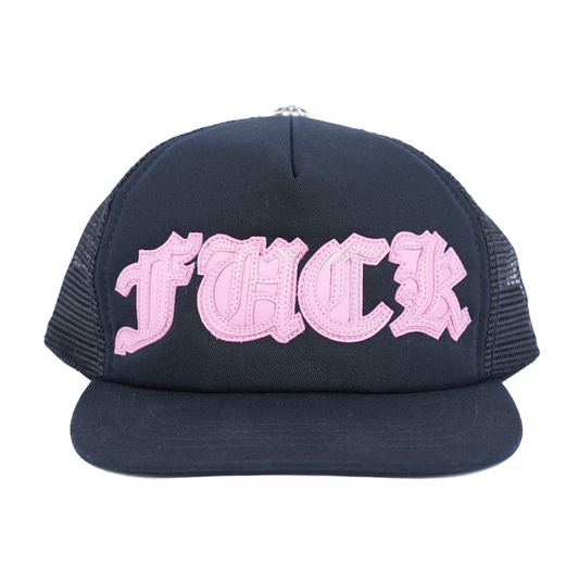 CHROME HEARTS PINK FUCK PATCH HAT