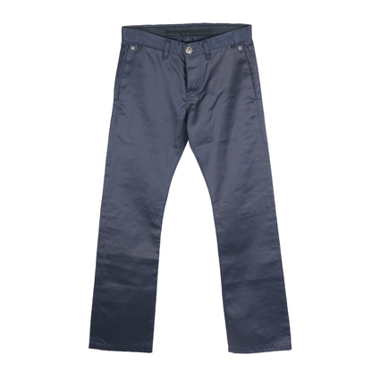 CHROME HEARTS NAVY CROSS PATCH CHINOS