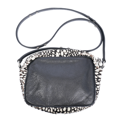 CHROME HEARTS PONY HAIR CROSSBALL STRAP CROSS BAG