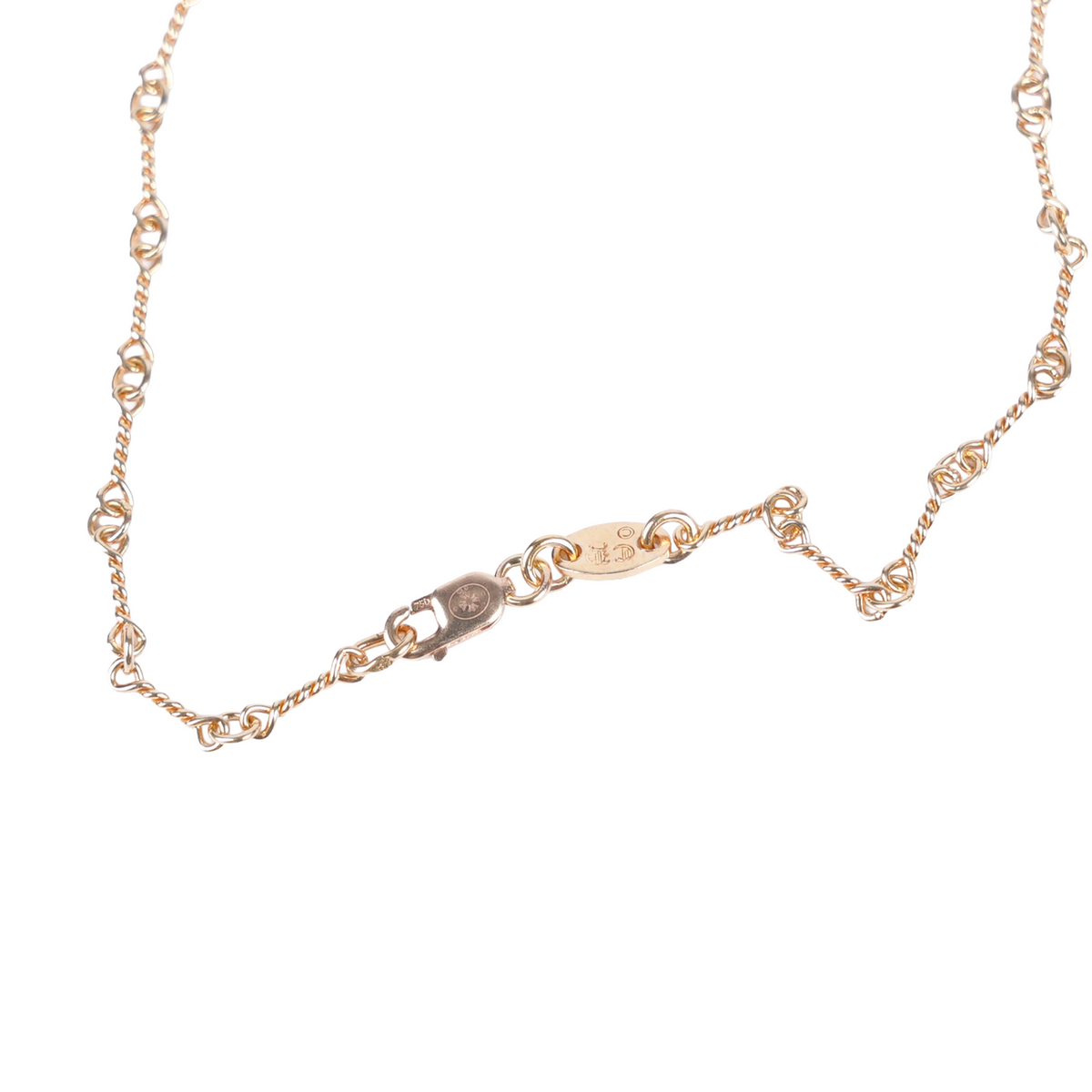 CHROME HEARTS 24" INCH TWIST CHAIN 22K GOLD