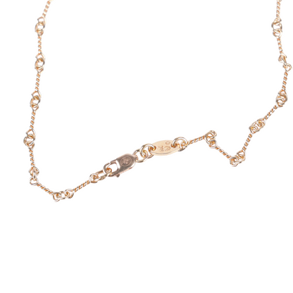 CHROME HEARTS 24" INCH TWIST CHAIN 22K GOLD
