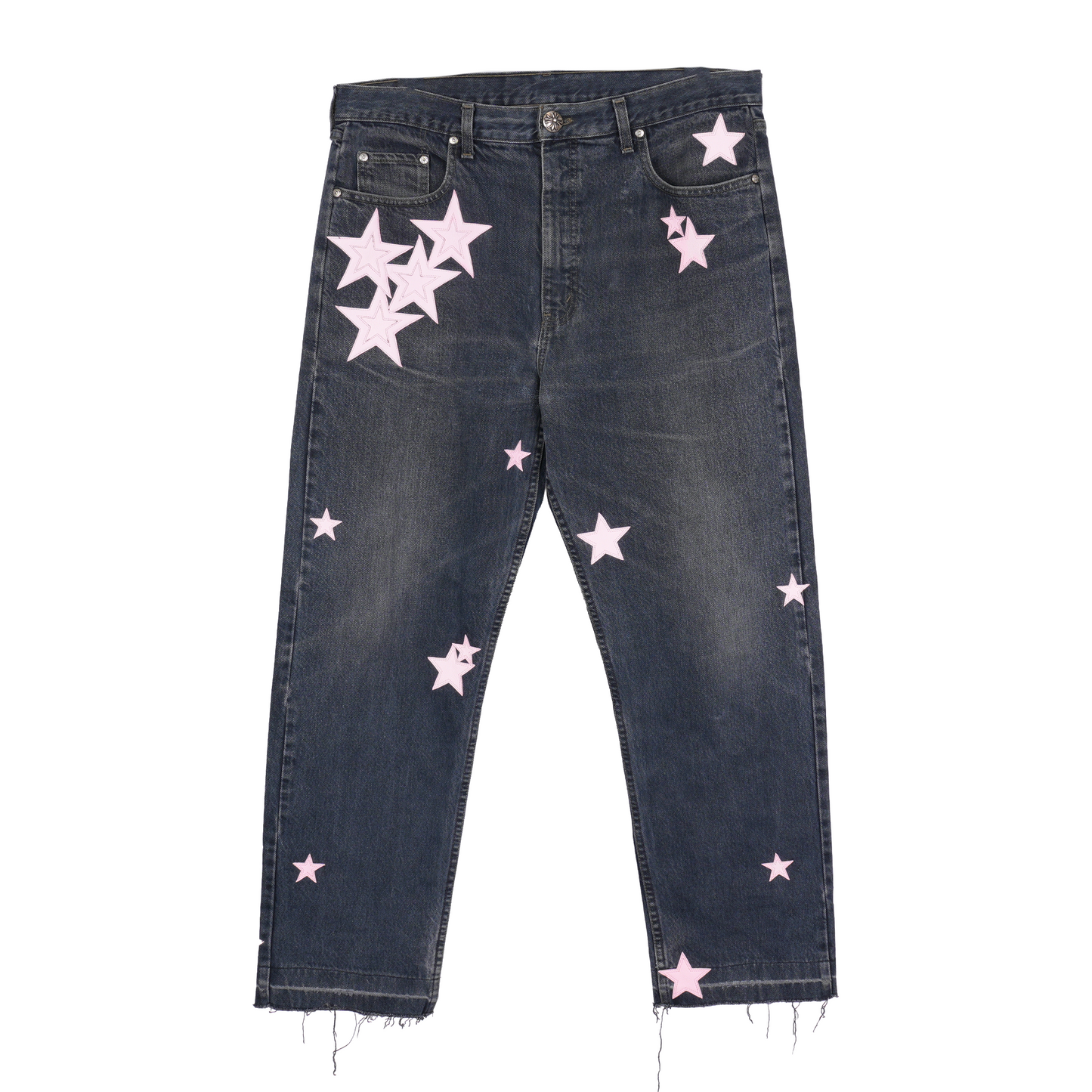 CHROME HEARTS PINK STAR PATCH LEVI'S ORANGE TAB DENIM